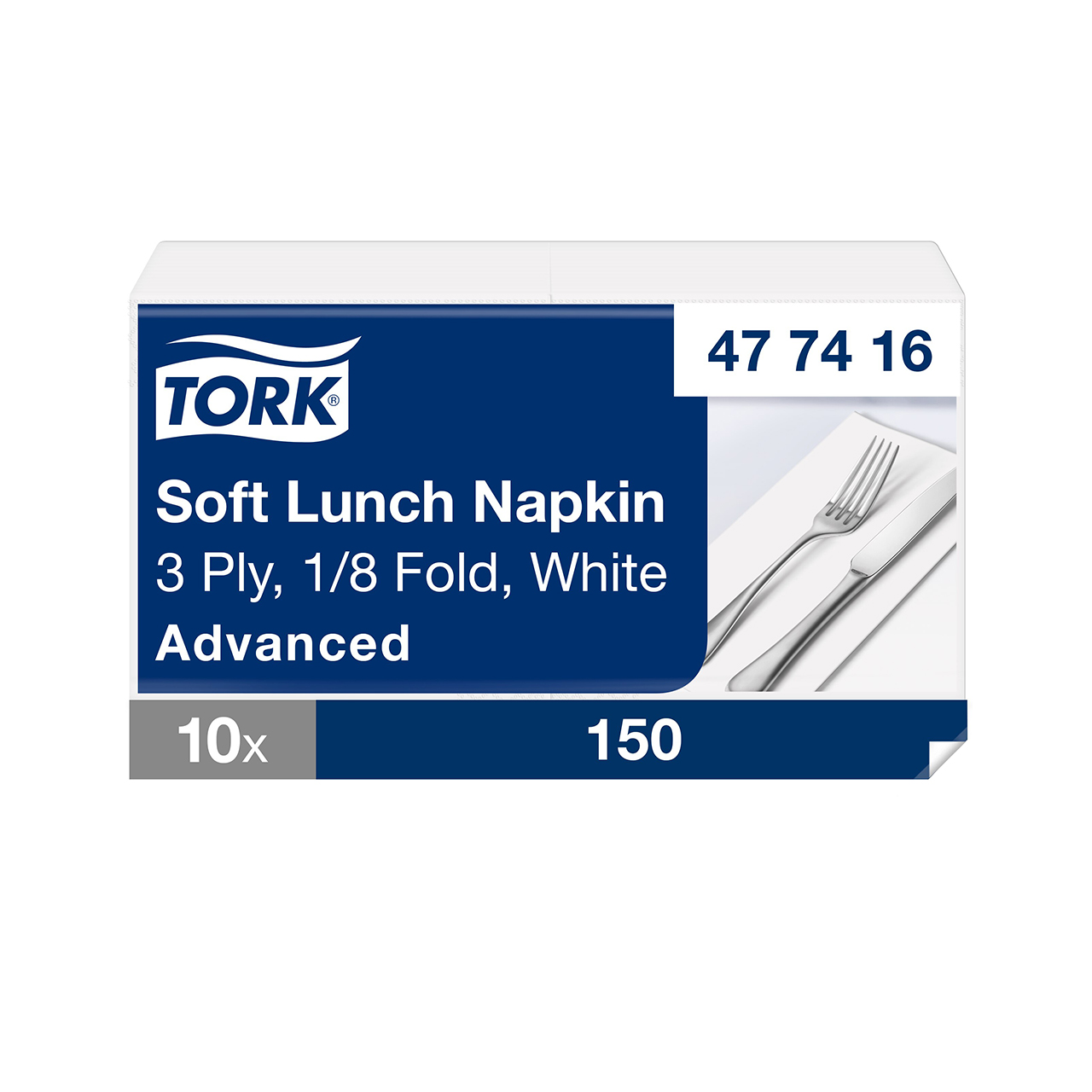 Tork Soft Lunchservietten Weiß