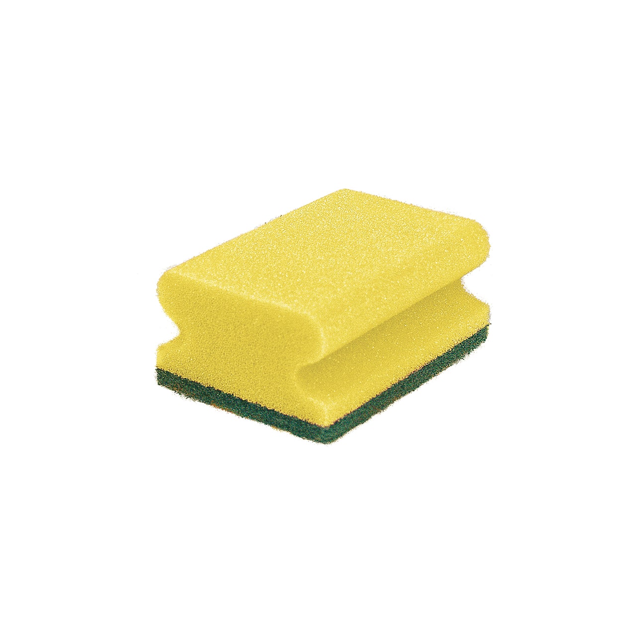 PAD-SCHWAMM, 95 x 69 x 42 mm, gelb/grün