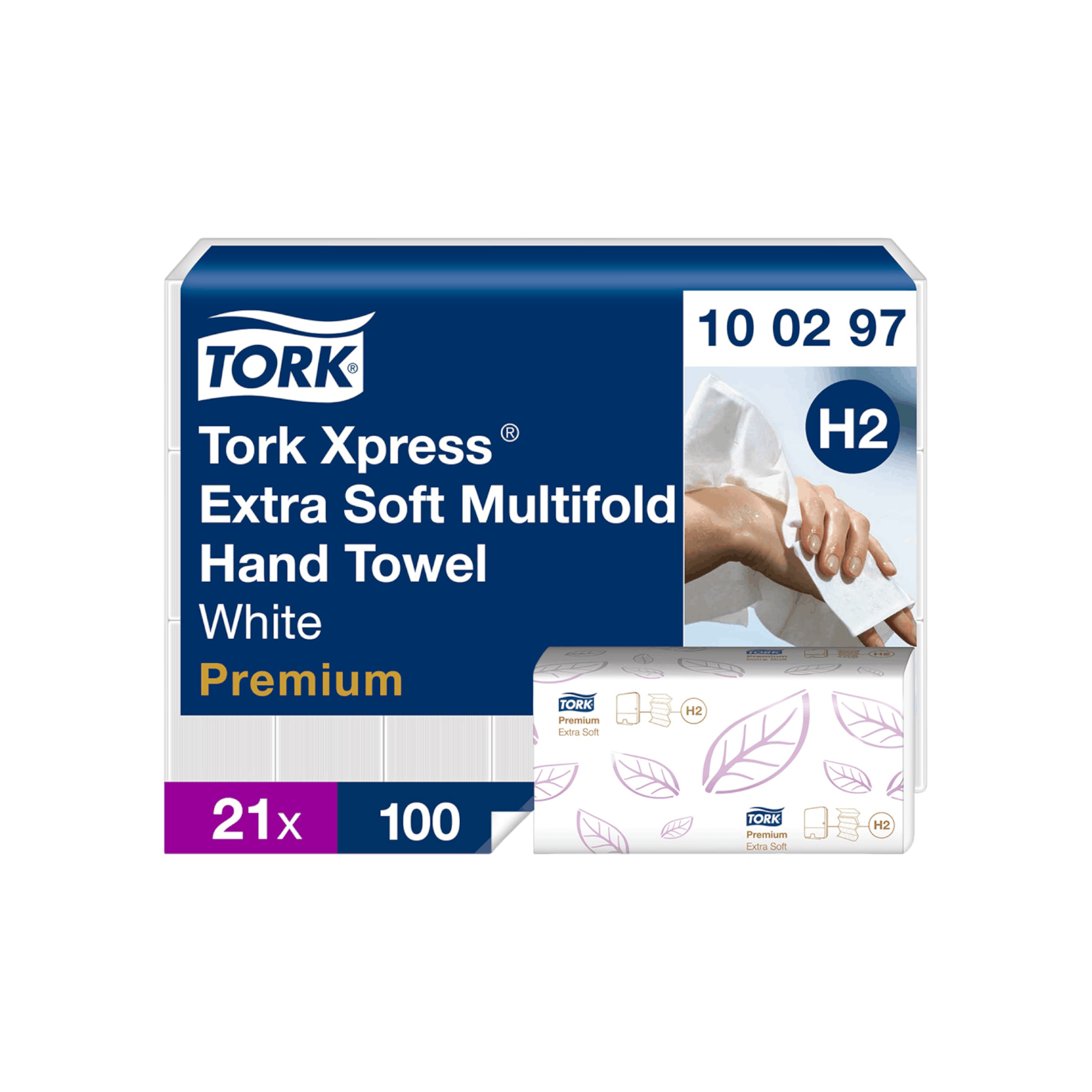 Tork Xpress® Extraweich Multifold-Handtücher Weiß H2