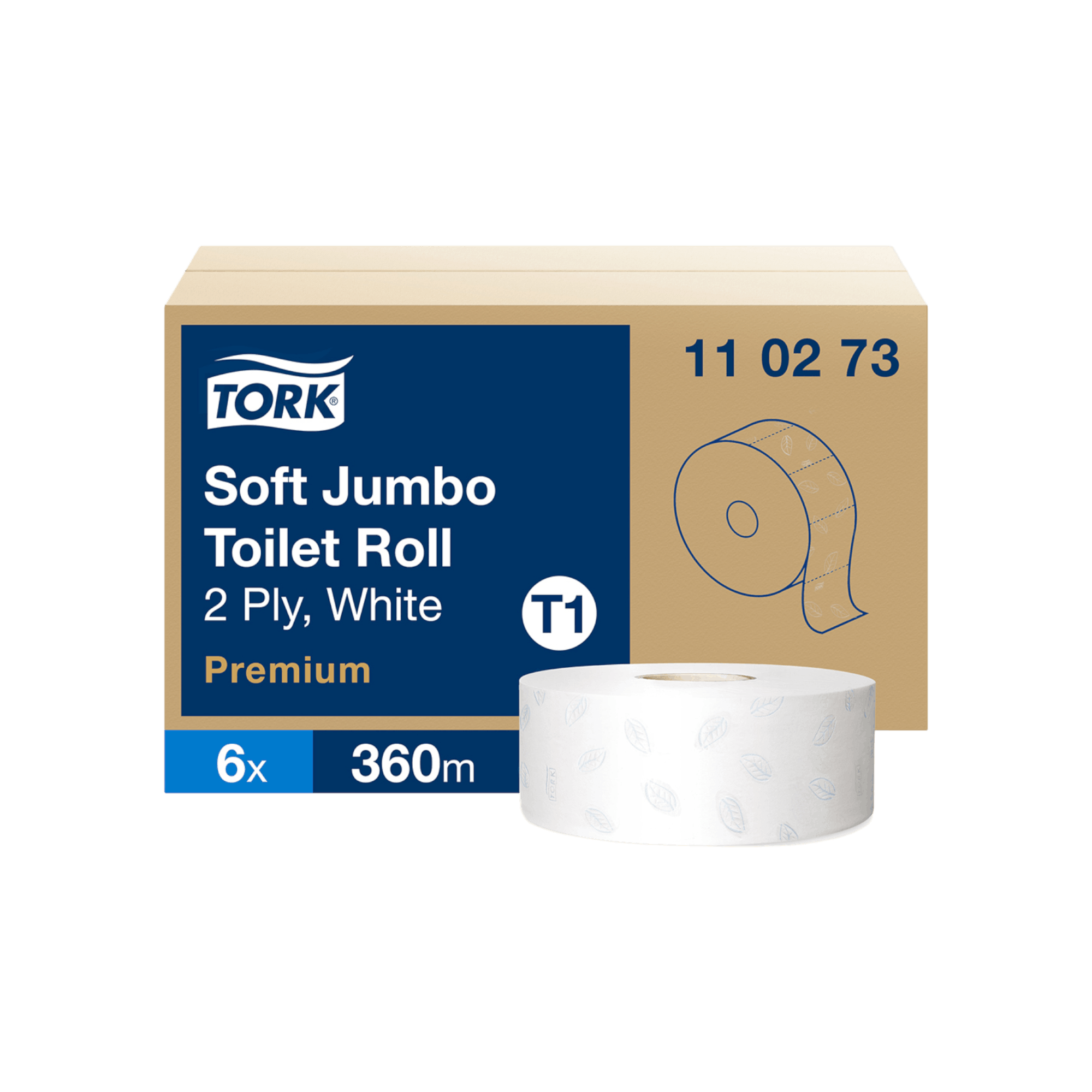 Tork weiches Jumbo Toilettenpapier Premium