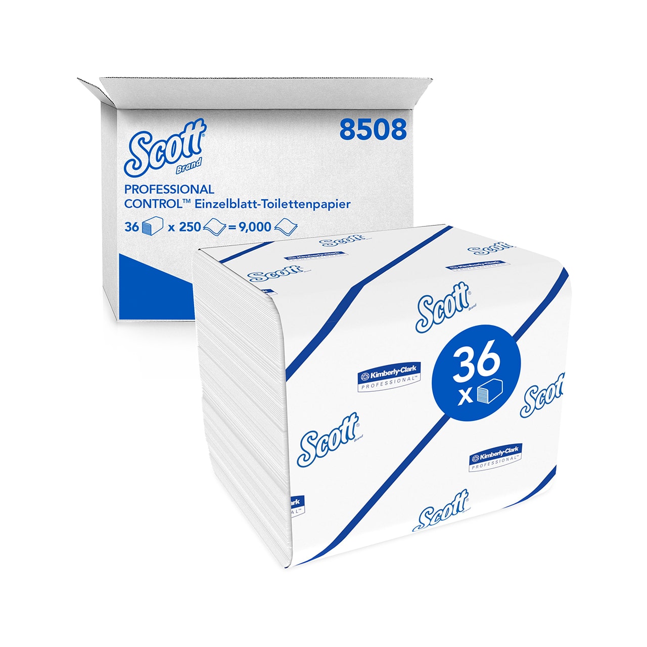 Scott® Control™ Einzelblatt-Toilettenpapier