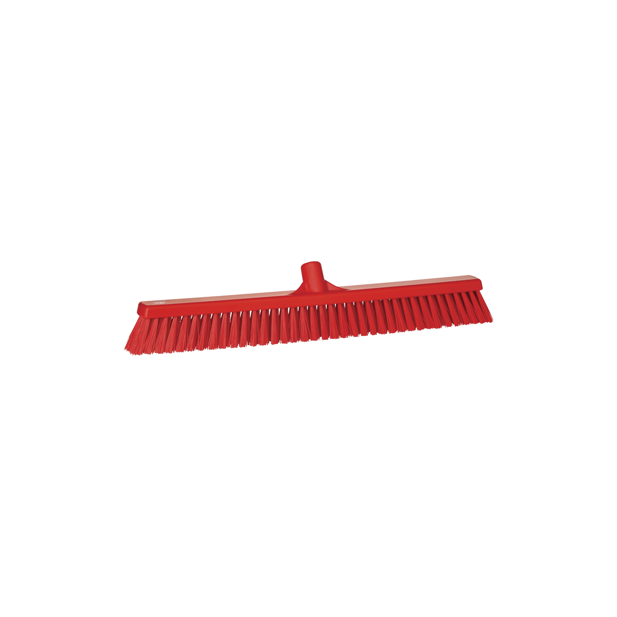 Vikan Besen, 610 mm, Weich/hart, Rot