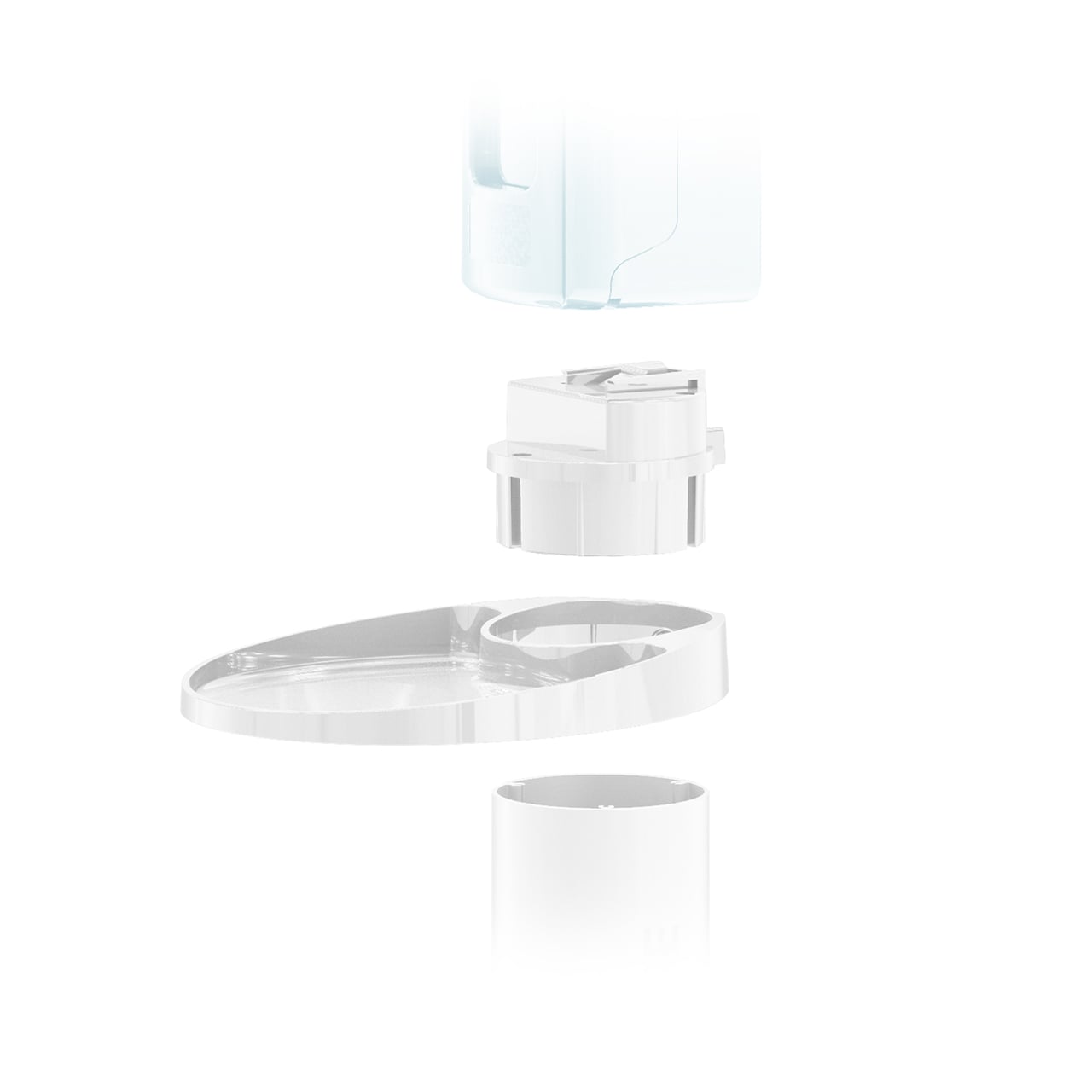 Tubeless Tropfschale für Armhebelspender Weiß Tubeless Tropfschale für Armhebelspender Weiß