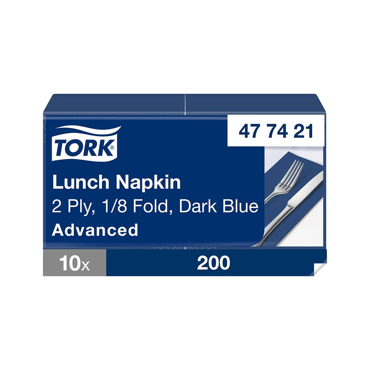 Tork Lunchservietten Dunkelblau
