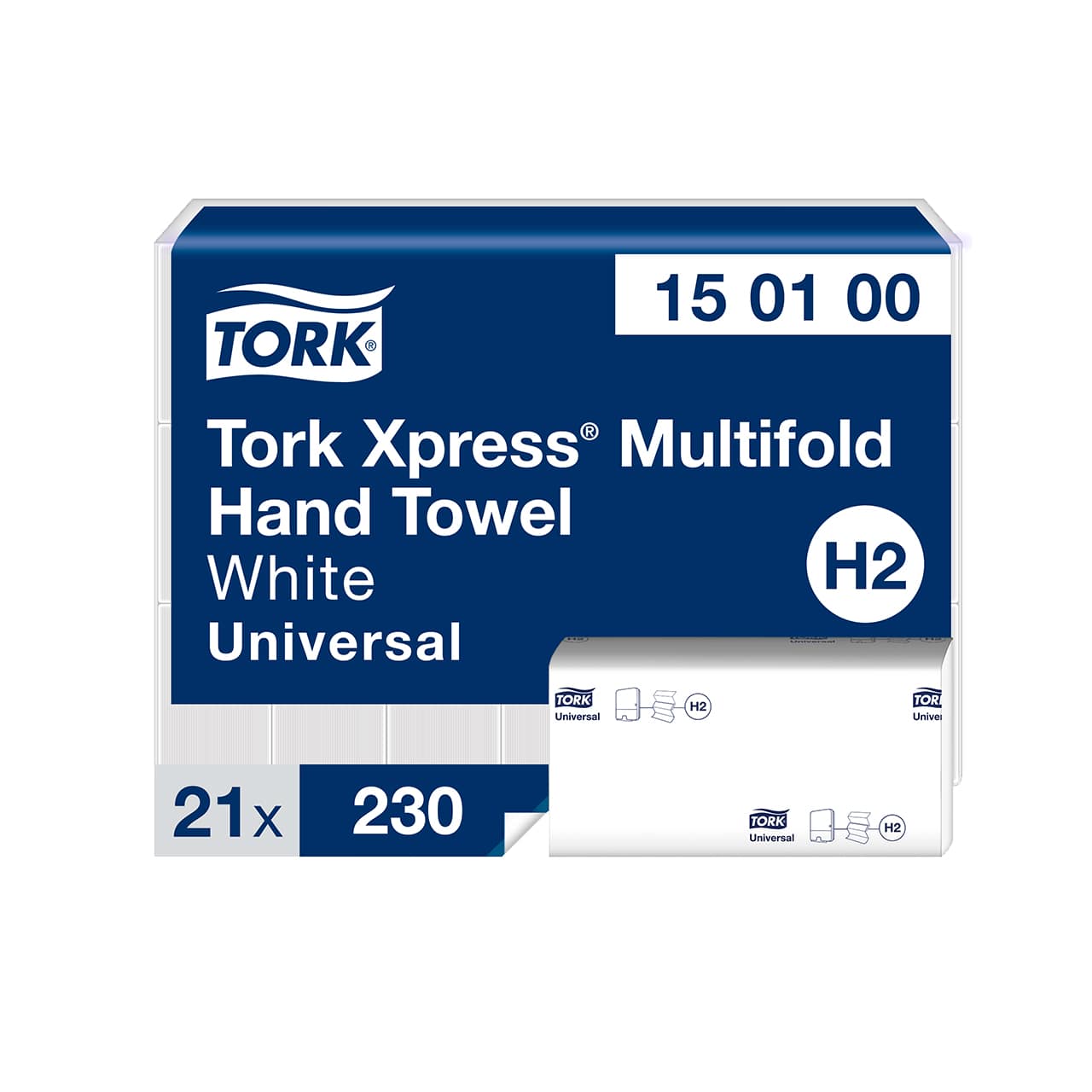 Tork Xpress® Multifold-Handtücher Weiß H2 Tork Xpress® Multifold-Handtücher Weiß H2