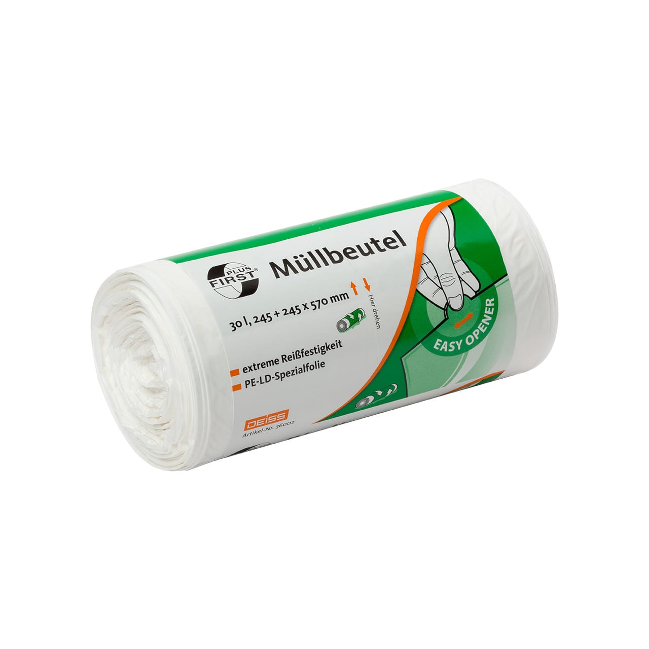 FIRST PLUS® Müllbeutel aus LDPE 30 l