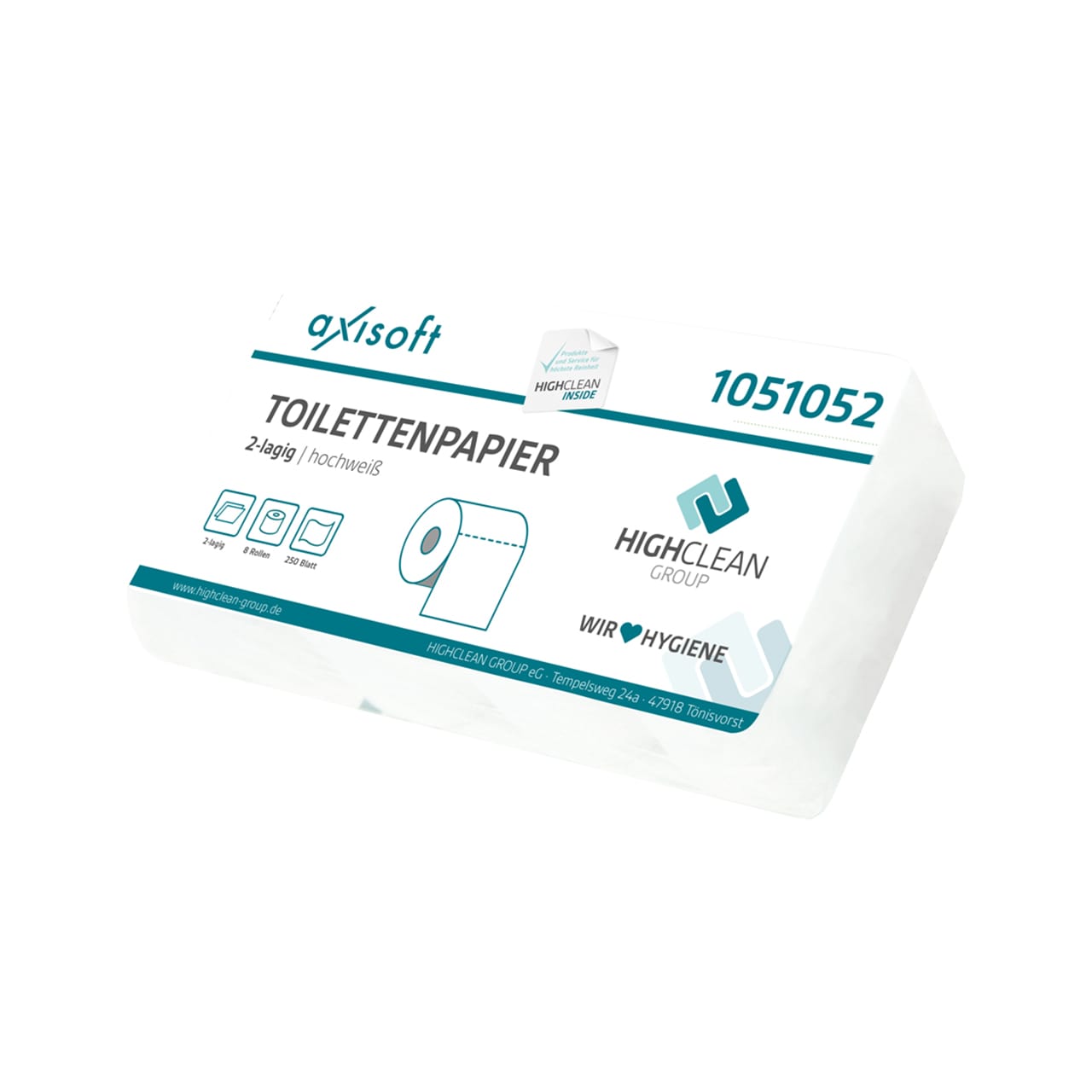 axisoft® – Toilettenpapier 2-lagig