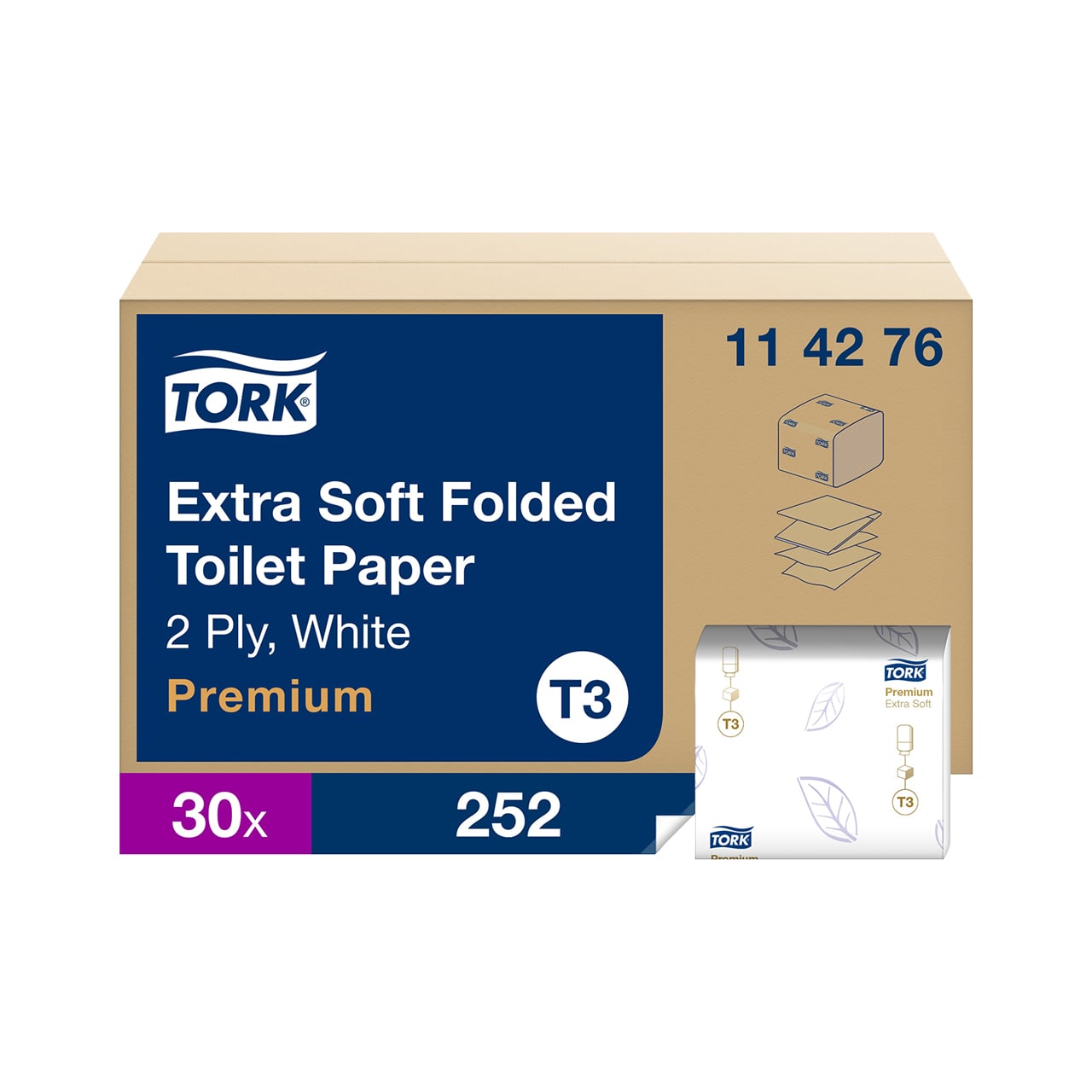 Tork extra weiches Einzelblatt Toilettenpapier Premium