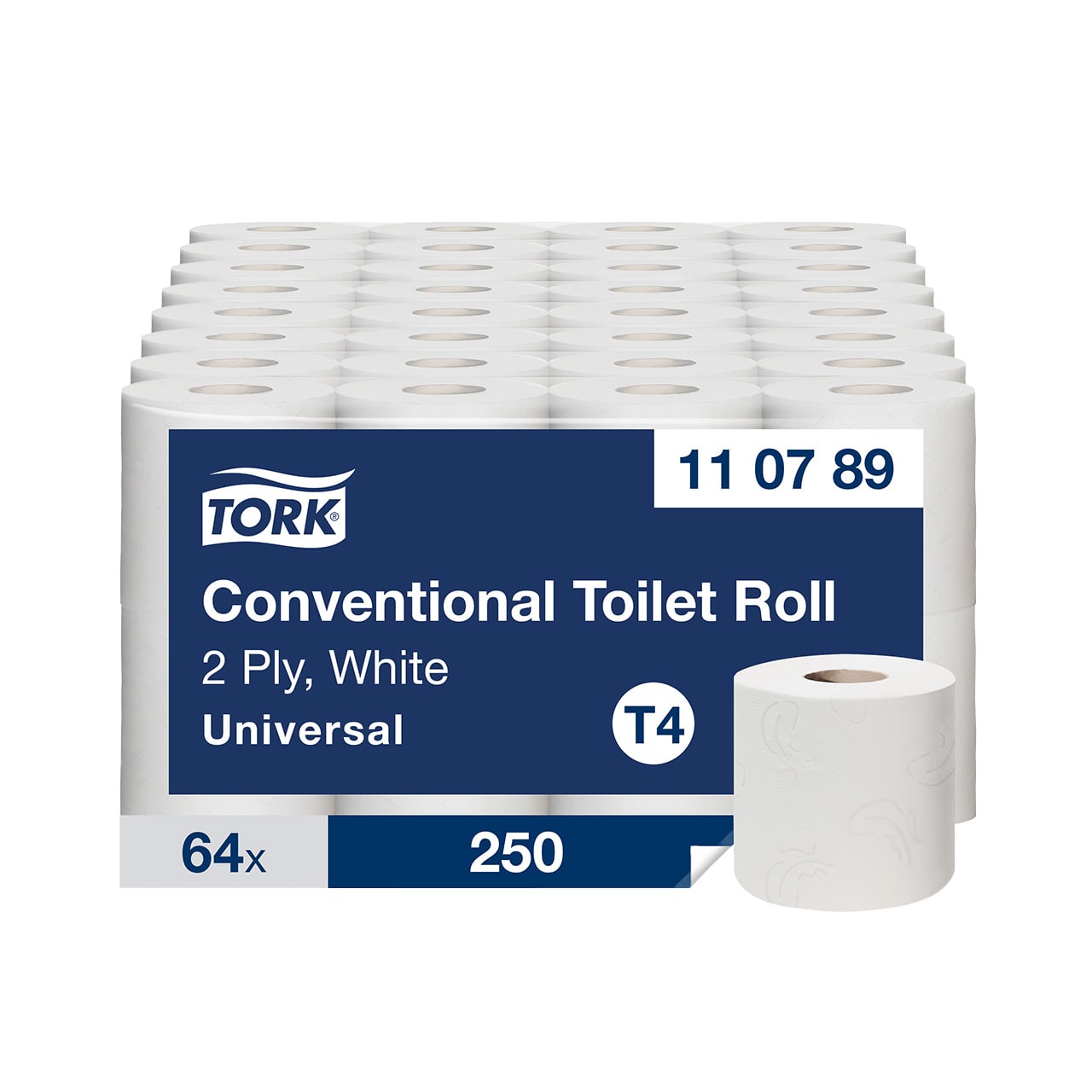 Tork Kleinrollen Toilettenpapier Weiß T4