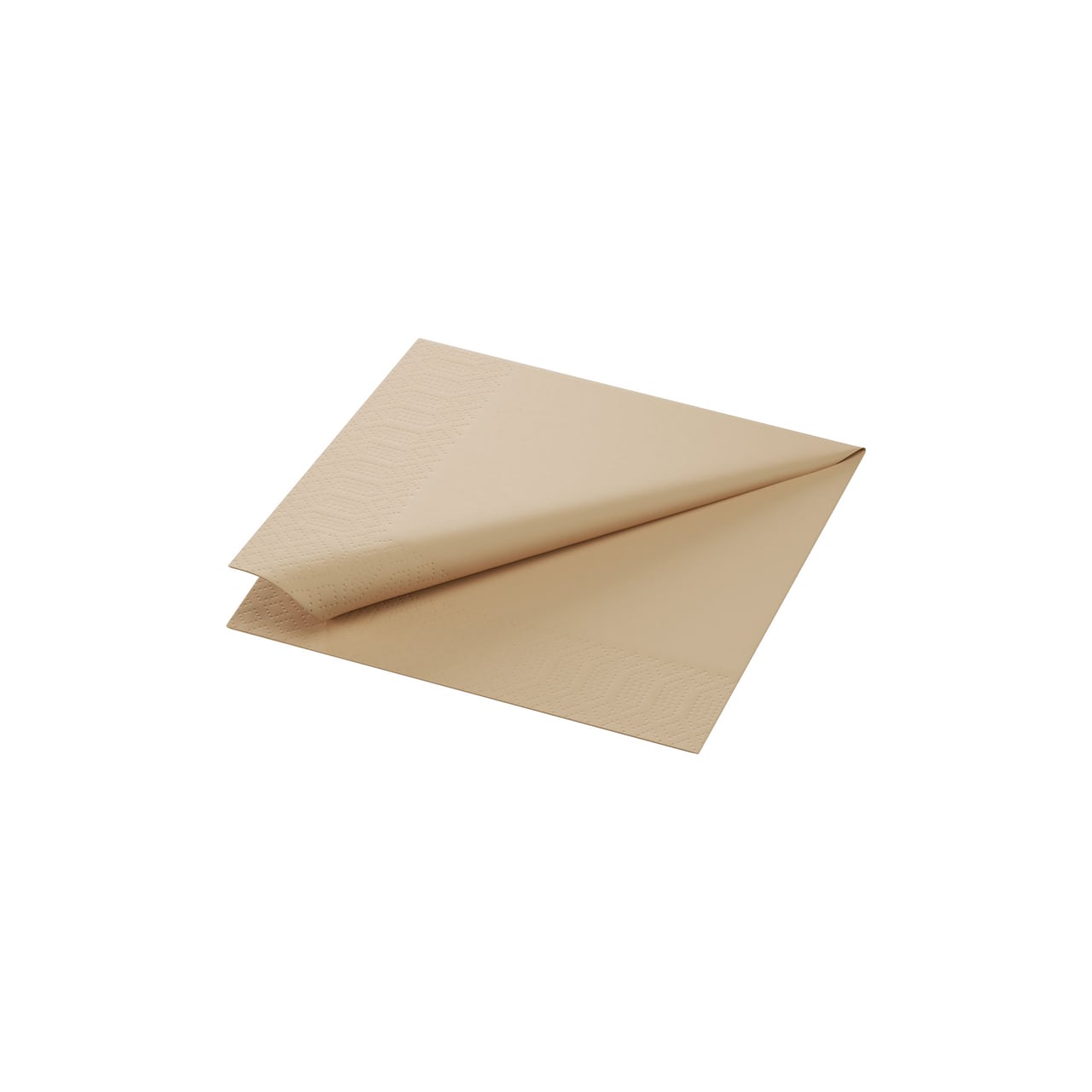Tissue-Serviette 33 x 33 cm Natural Brown 3-lagig