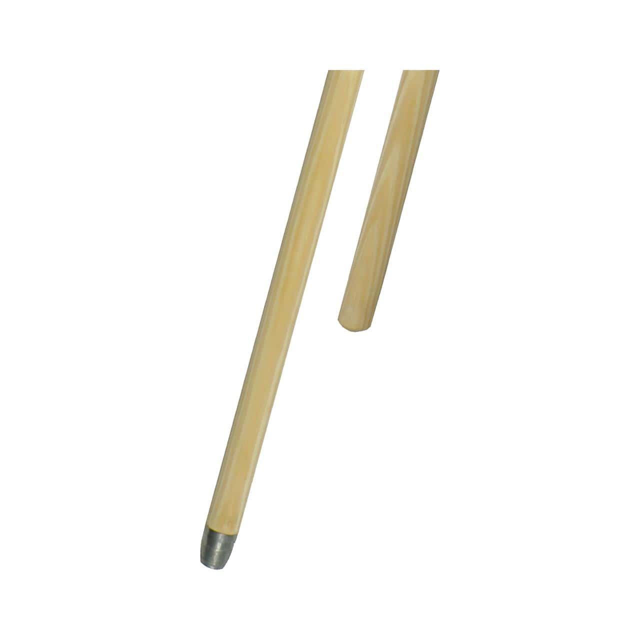 Besenstiel aus Holz 1400 x 24 mm unlackiert mit Gewinde