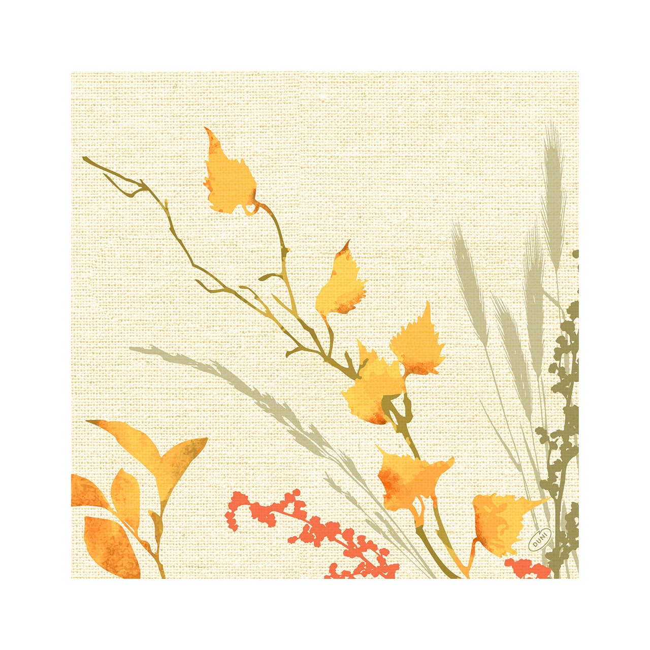 Dunisoft® Serviette 40 x 40 cm Fall Beauty
