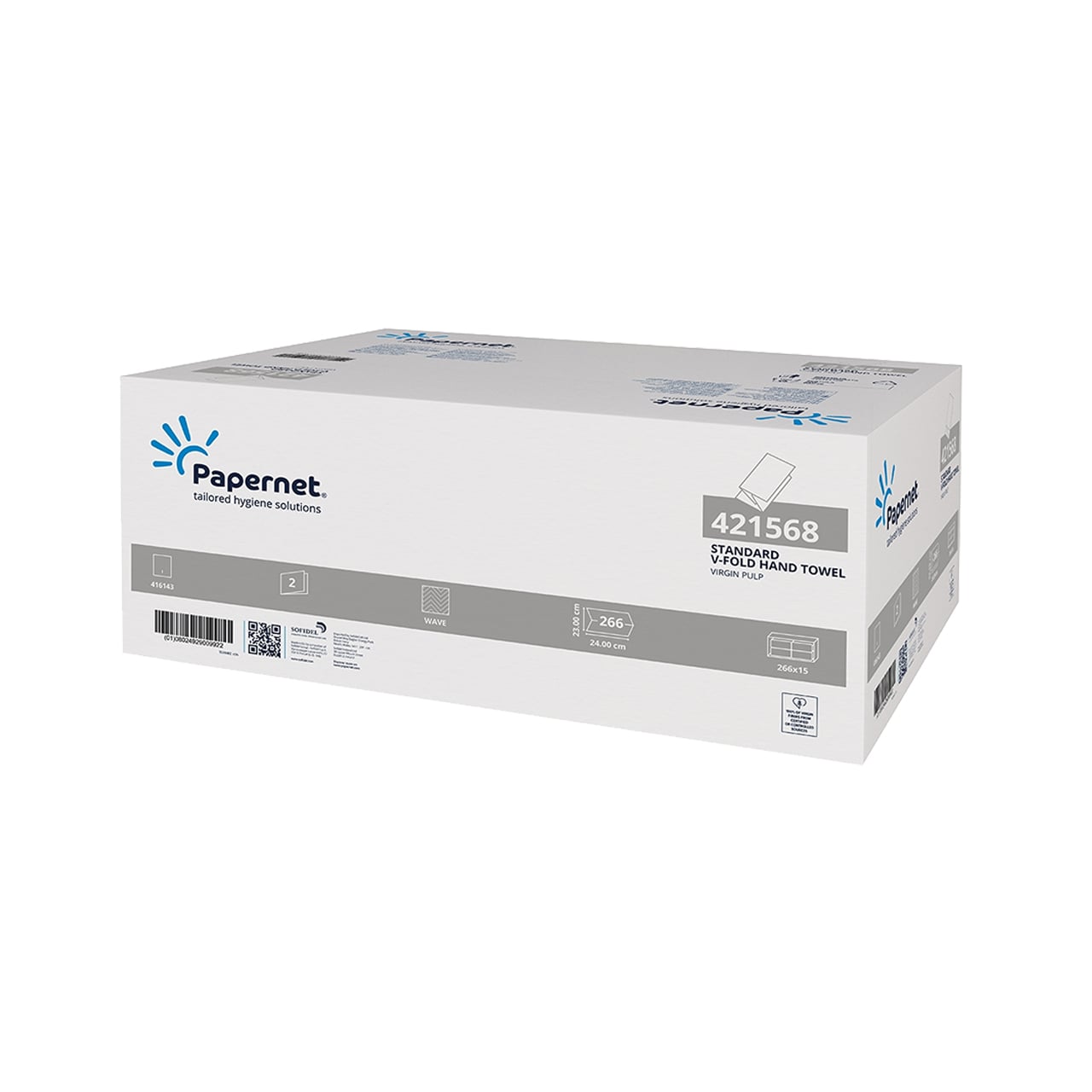 Falthandtuch V-Falz 24x21cm 2-lagig Zellstoff Falthandtuch V-Falz 24x21cm 2-lagig Zellstoff