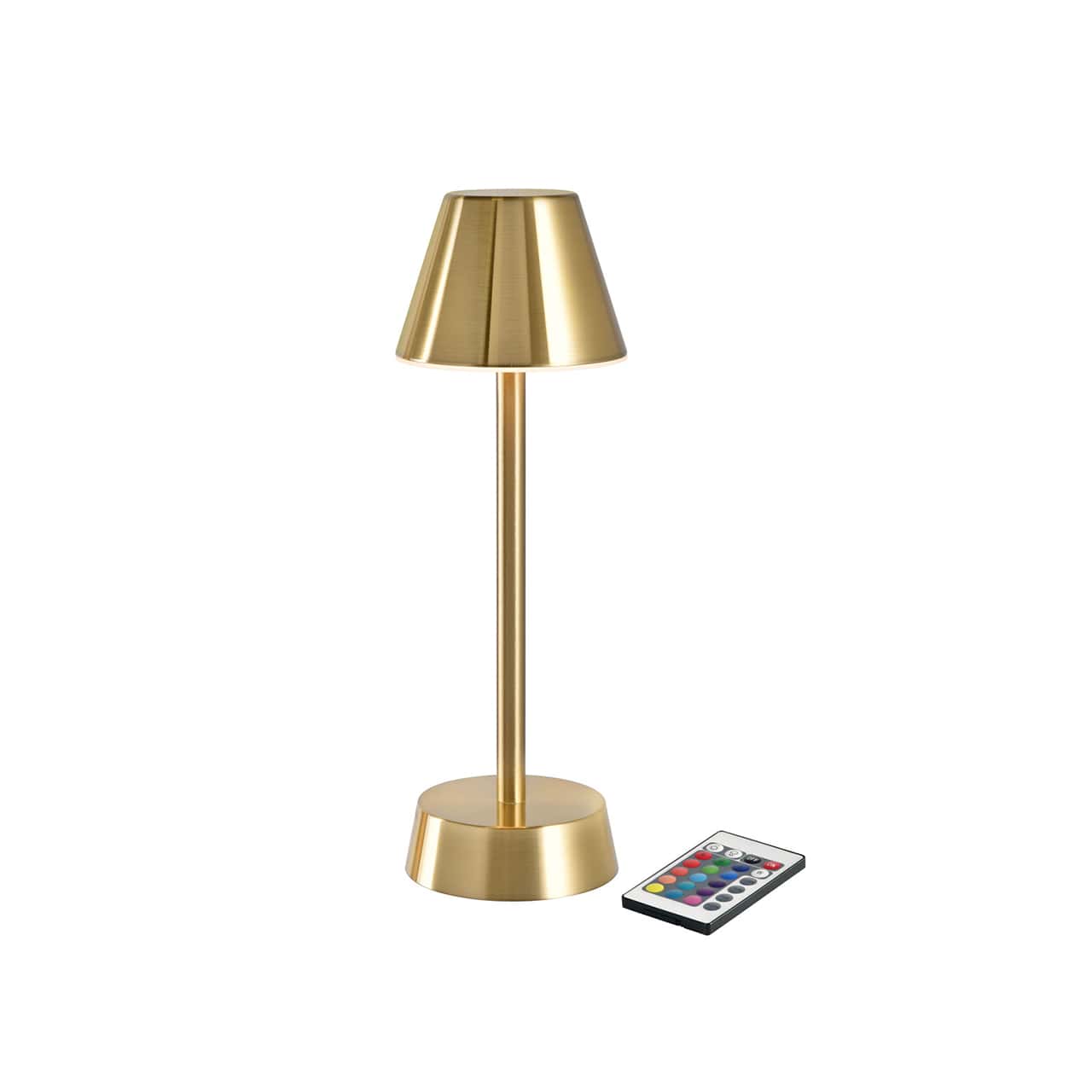 LED Lampe kabellos Zelda 10,3cm(D) x 32cm(H) Messing