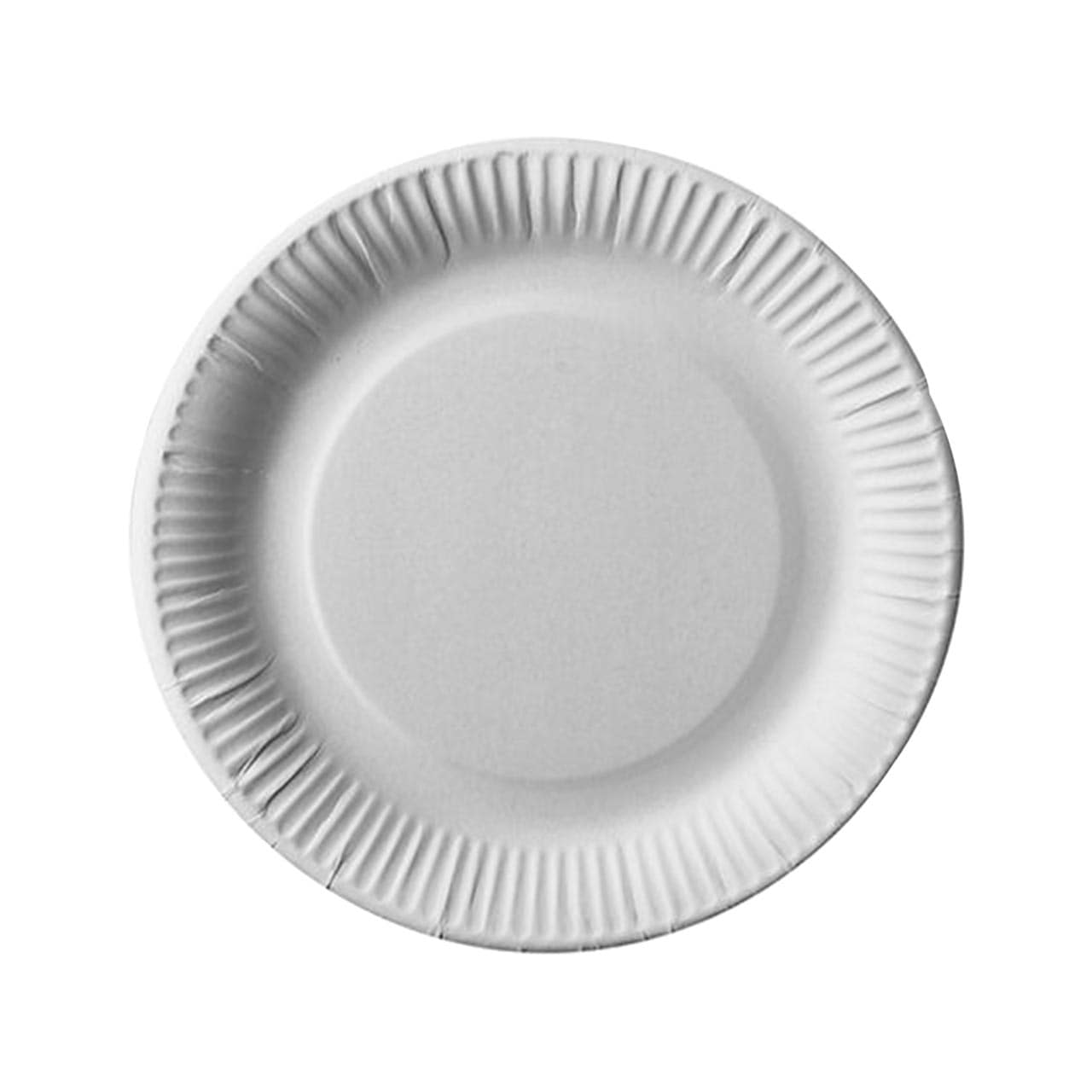 Pappteller rund "pure" Ø 23 cm weiss