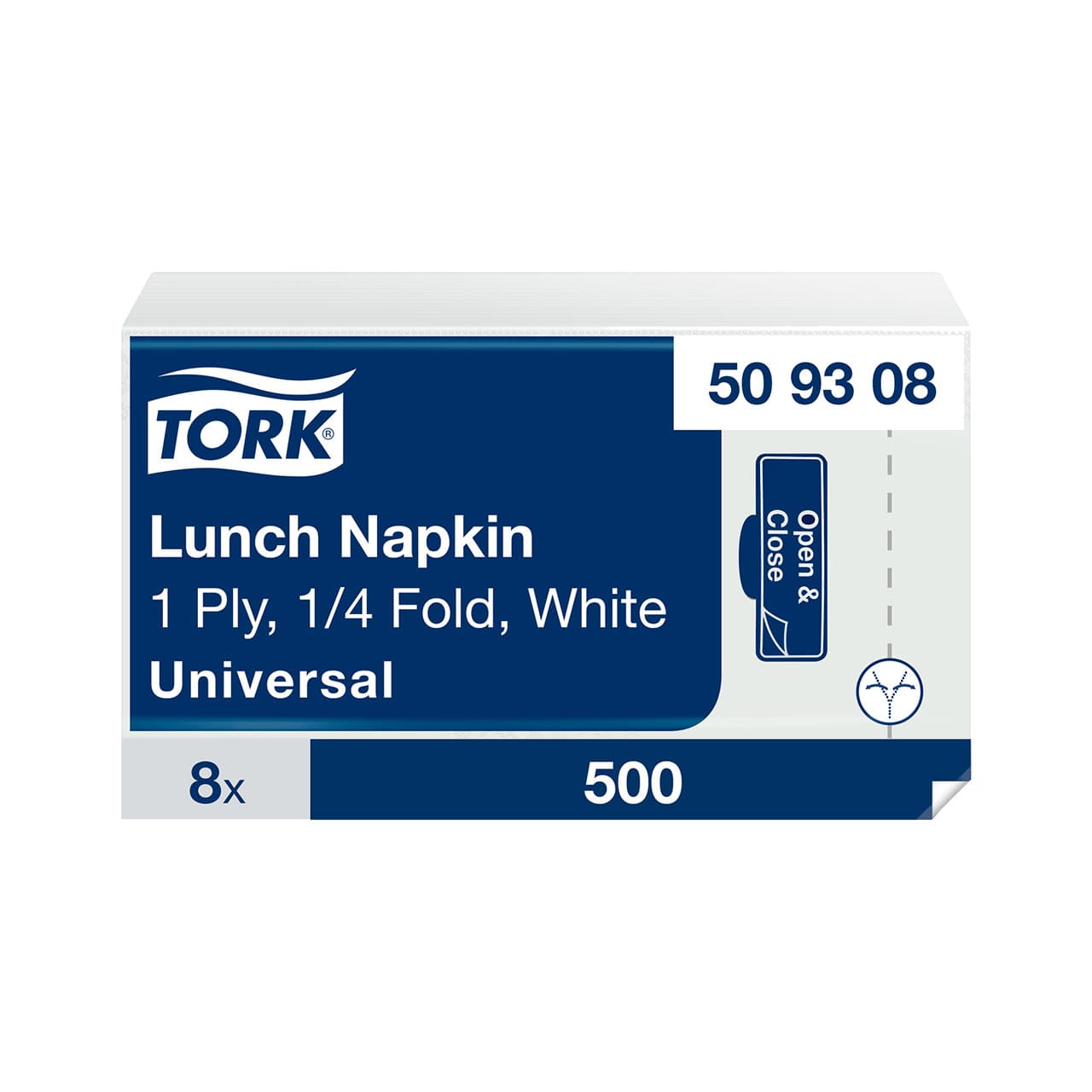 Tork Lunchserviette Weißü 1-lagig