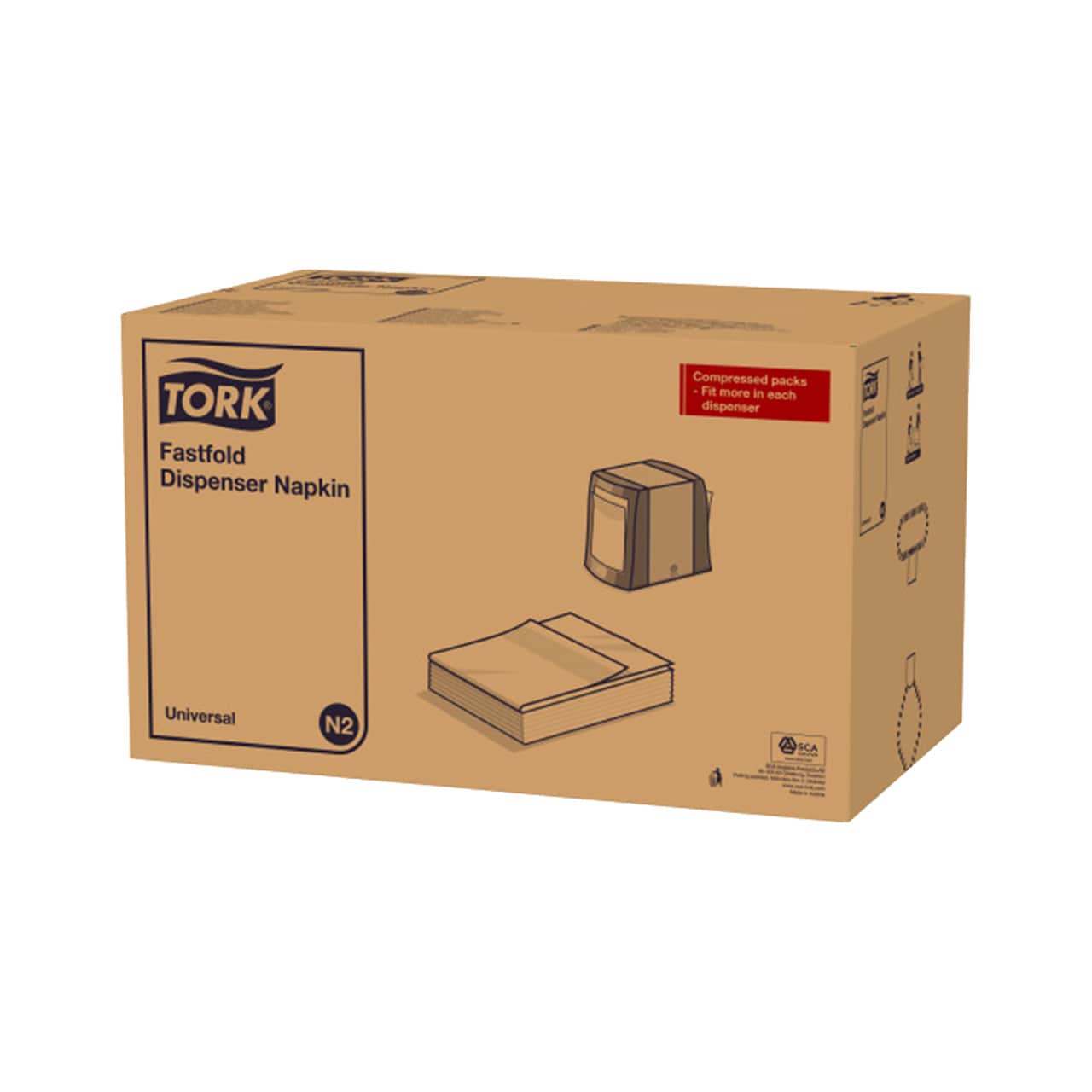 Tork Fastfold weiße Spenderserviette Tork Fastfold weiße Spenderserviette