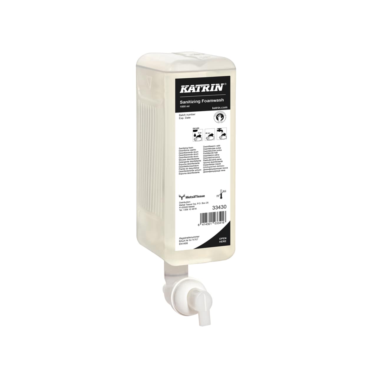 KATRIN® Handwaschschaum Sanitizing 1000 ml