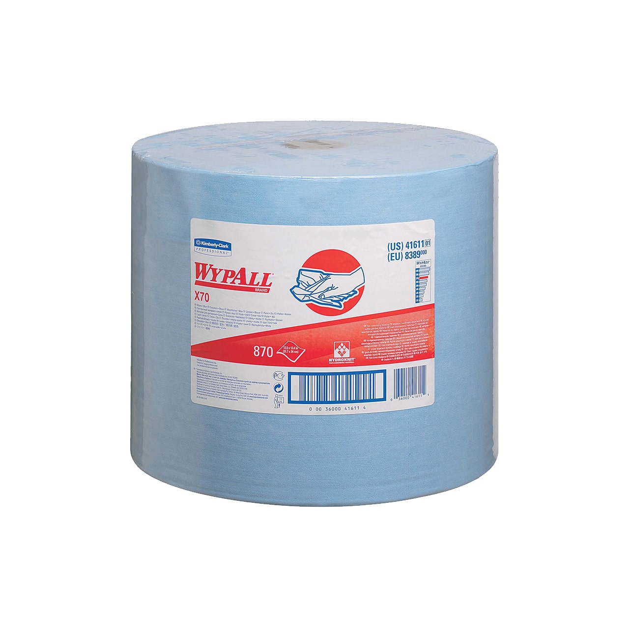 Putztuchrolle Wypall X70 Blau 31x38cm 1-lagig Putztuchrolle Wypall X70 Blau 31x38cm 1-lagig