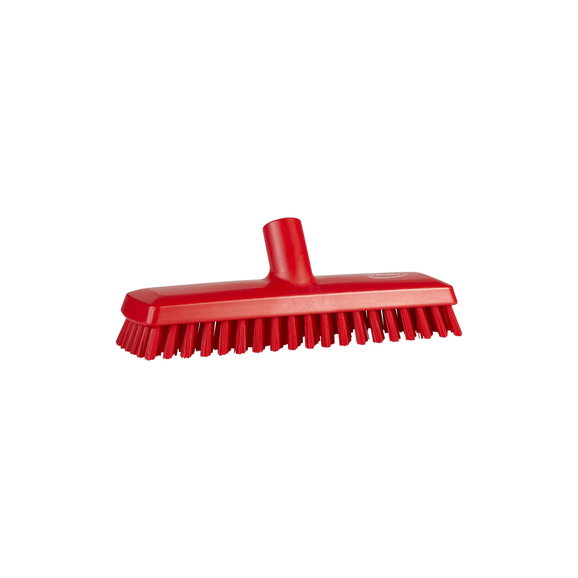 Vikan Schrubber mit Wasserdurchlauf, 270 mm, Extra hart, Rot