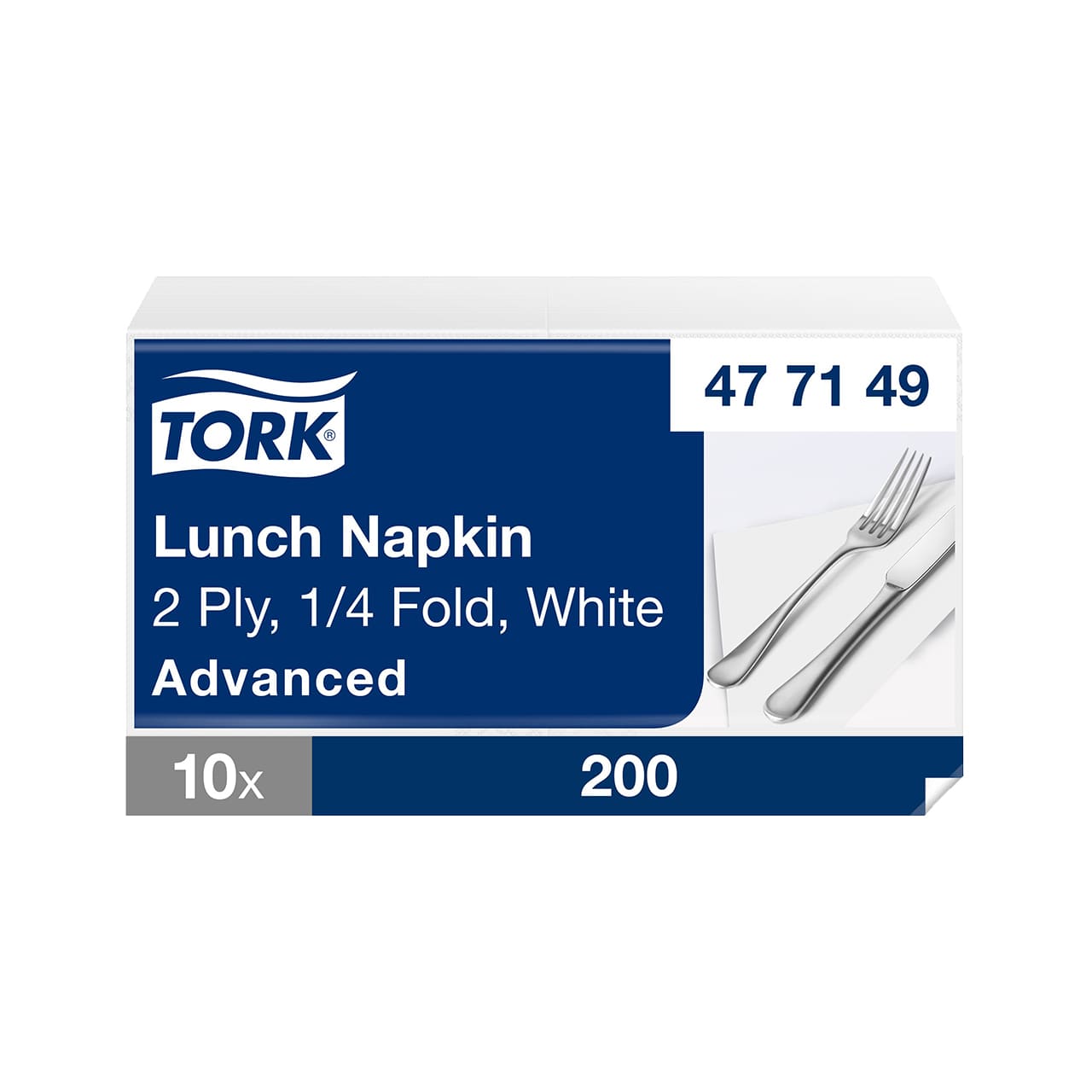 Tork Lunchservietten Weiß Tork Lunchservietten Weiß