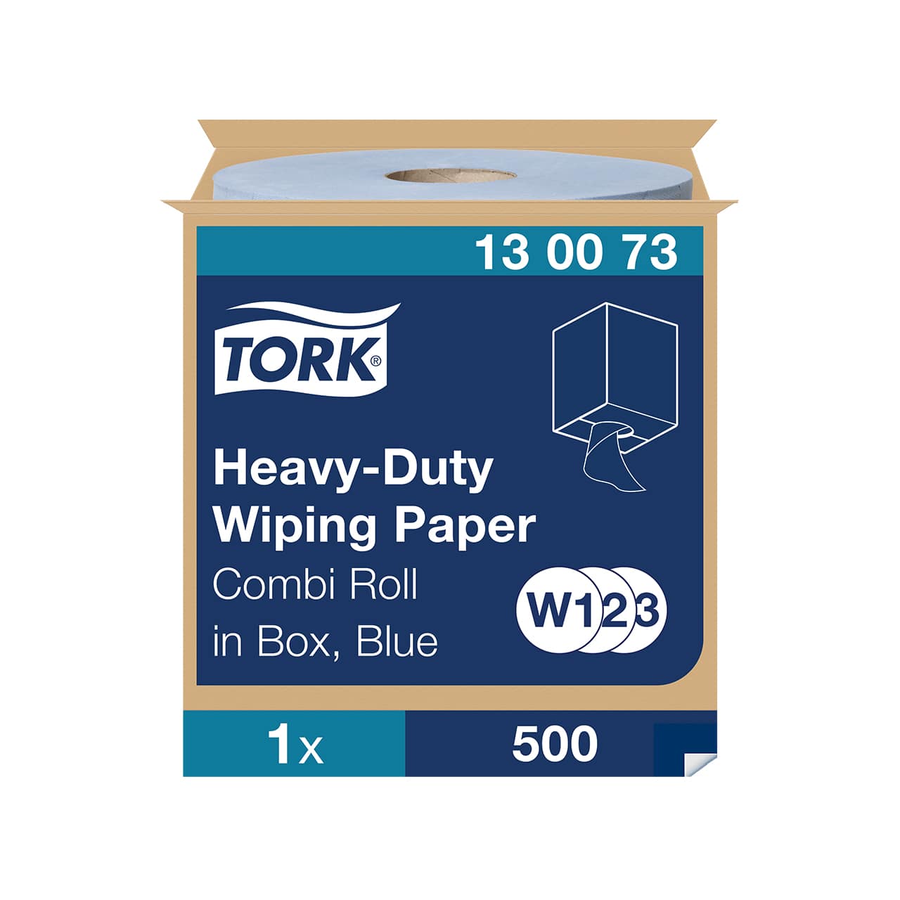 Tork Extra Starke Mehrzweck-Papierwischtücher Blau W1/2/3