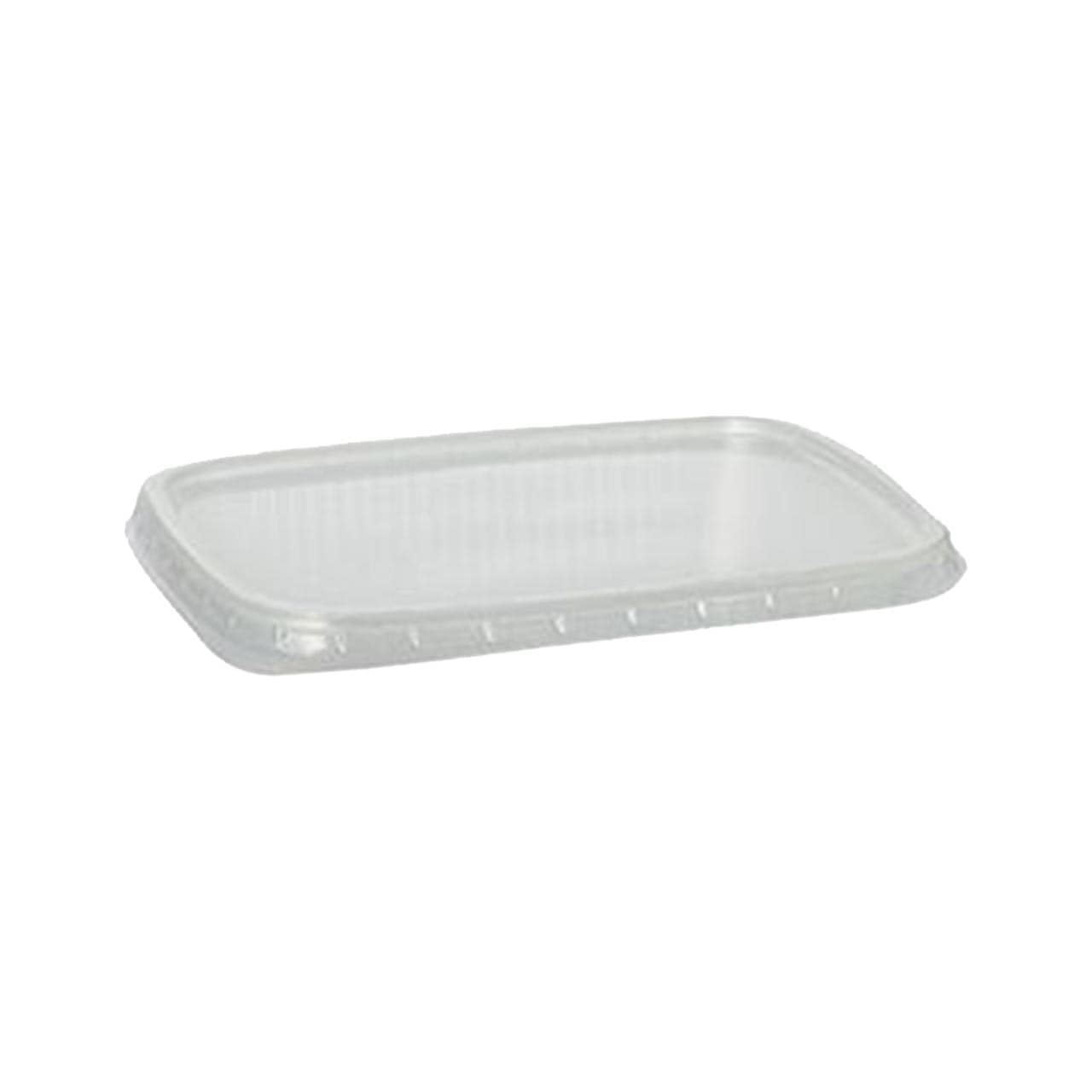 Deckel für Verpackungsbecher, PP eckig 8,1 x 10,8 cm transparent