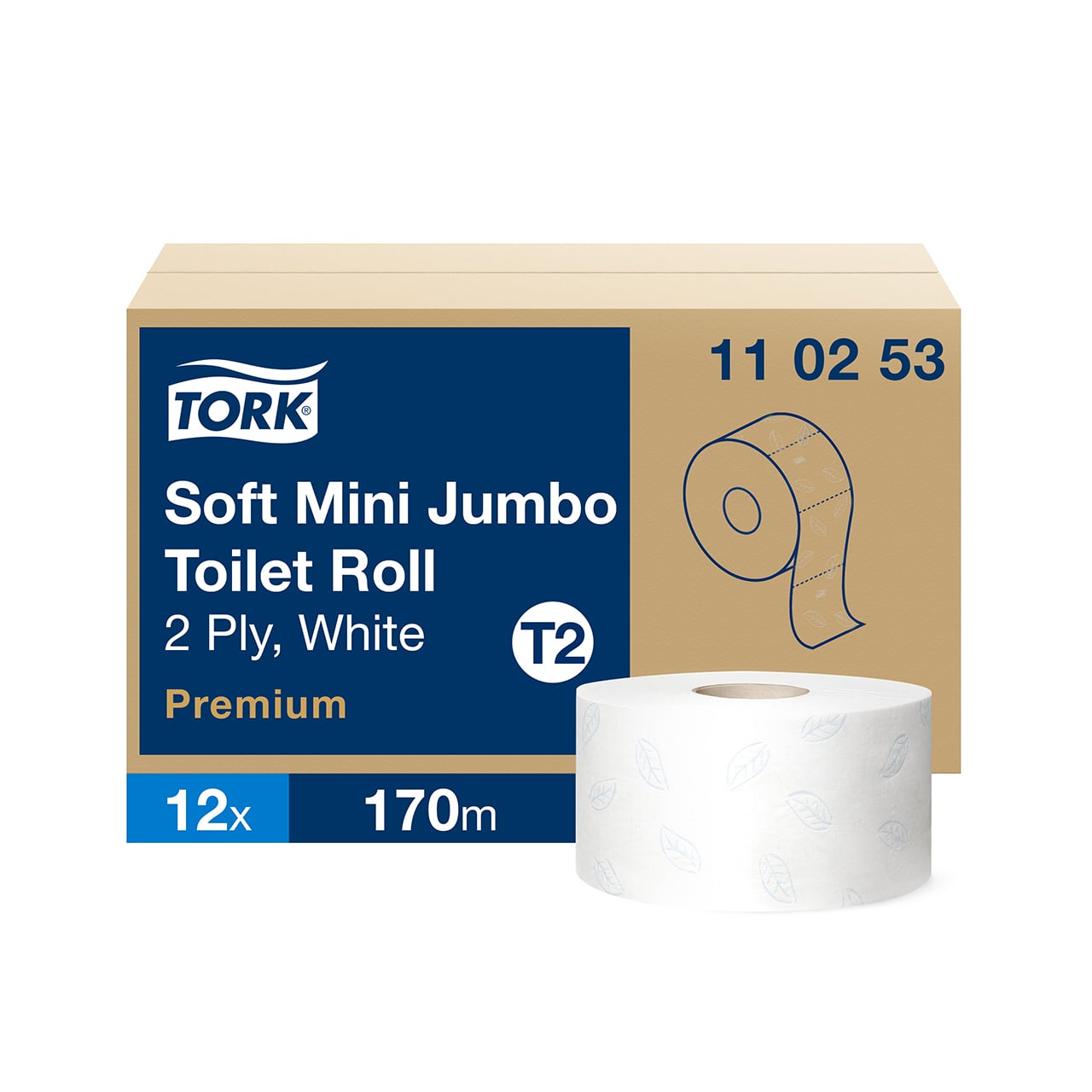 Tork weiches Mini Jumbo Toilettenpapier Premium Tork weiches Mini Jumbo Toilettenpapier Premium