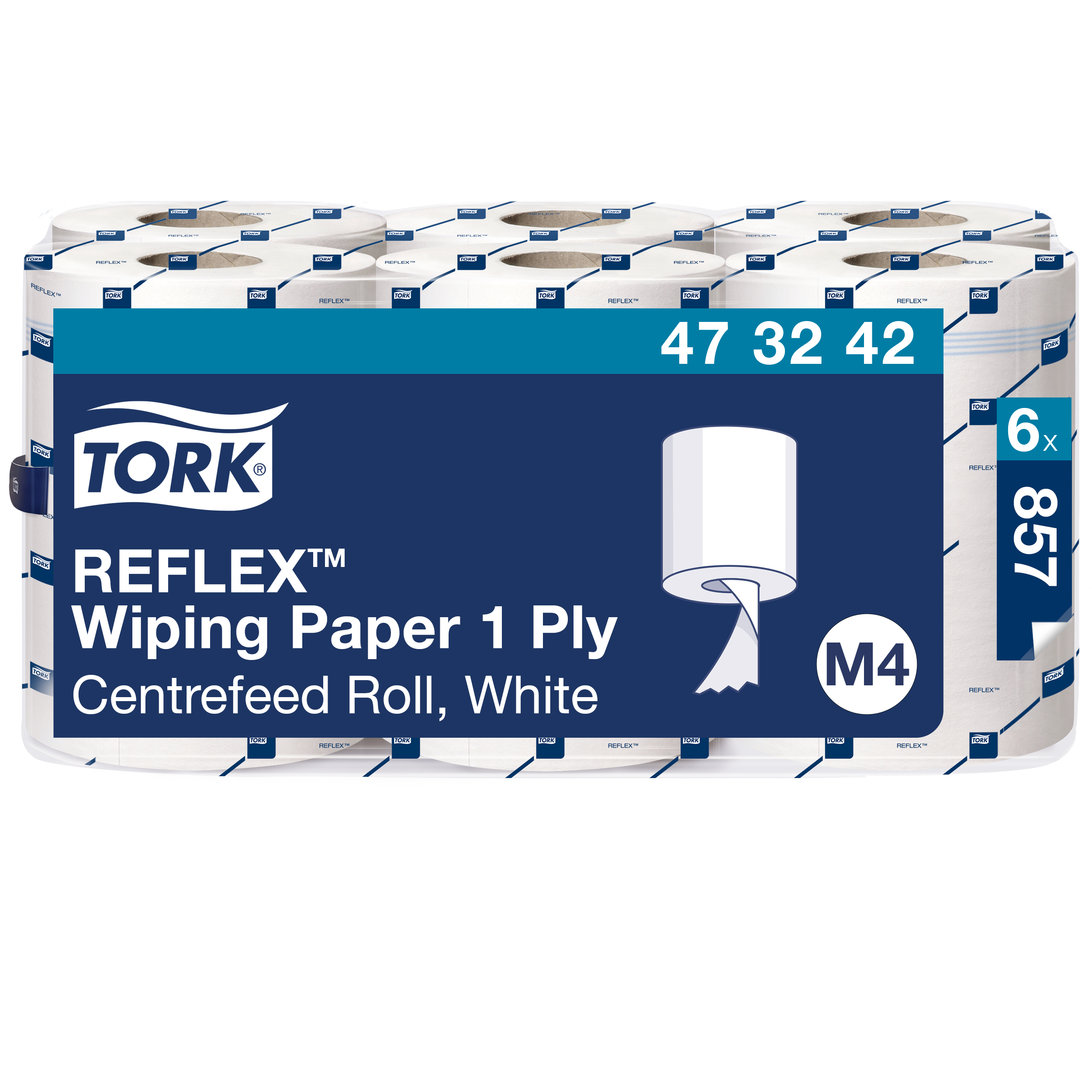 Tork Reflex™ Mehrzweck Papierwischtücher 20 x 35 cm