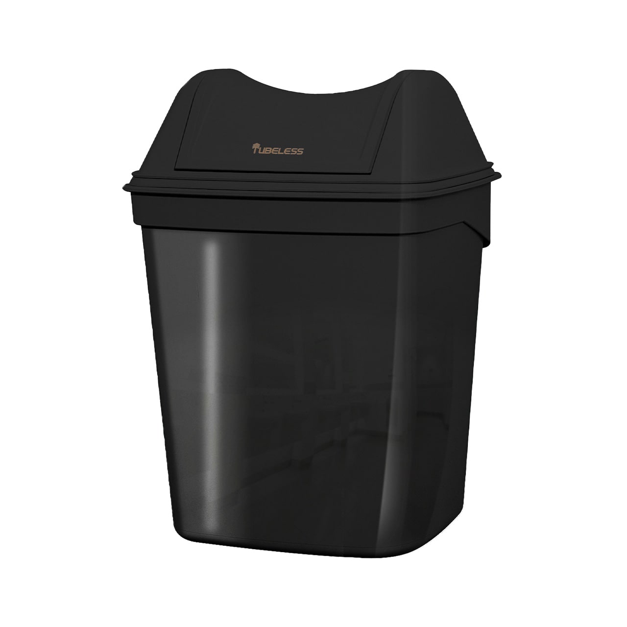 Tubeless Abfallbehälter Mini 8-ltr. Schwarz