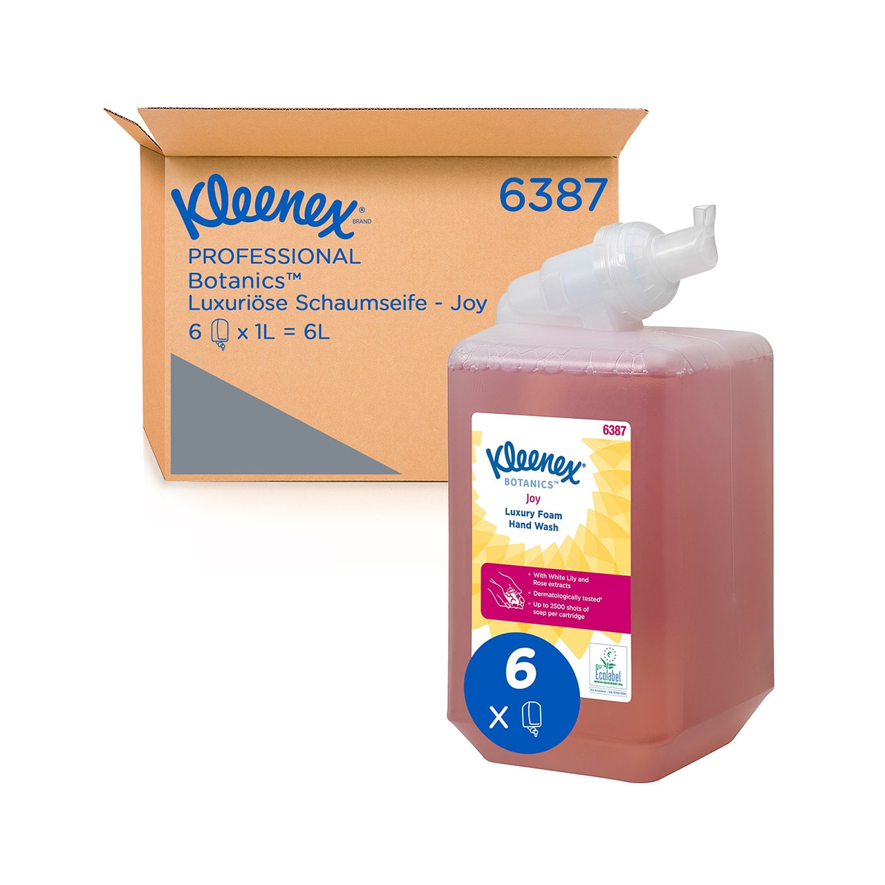 Kleenex Fresh Joy Schaumseife rot