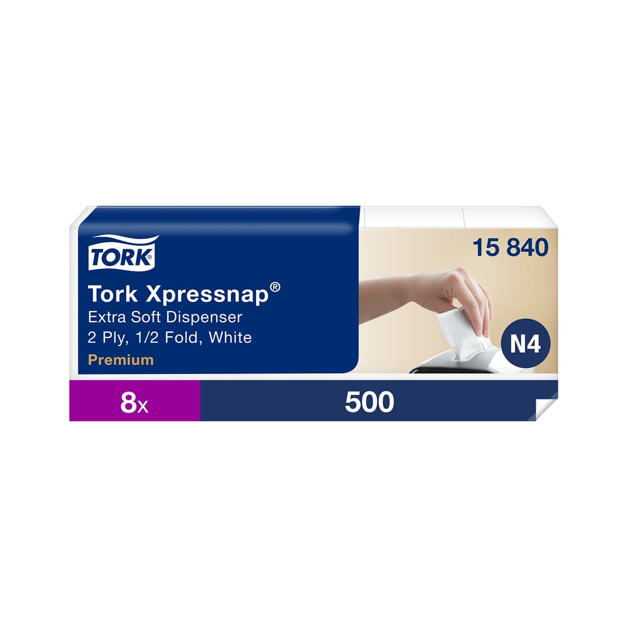 Tork Xpressnap® Extra Soft Weiße Spenderserviette Tork Xpressnap® Extra Soft Weiße Spenderserviette