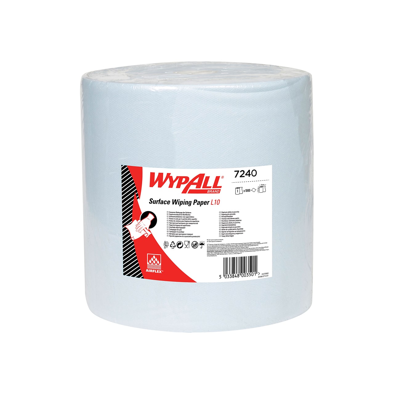 Putztuch Wypall L10 extra+ Blau 32,5x38,5cm 1-lag