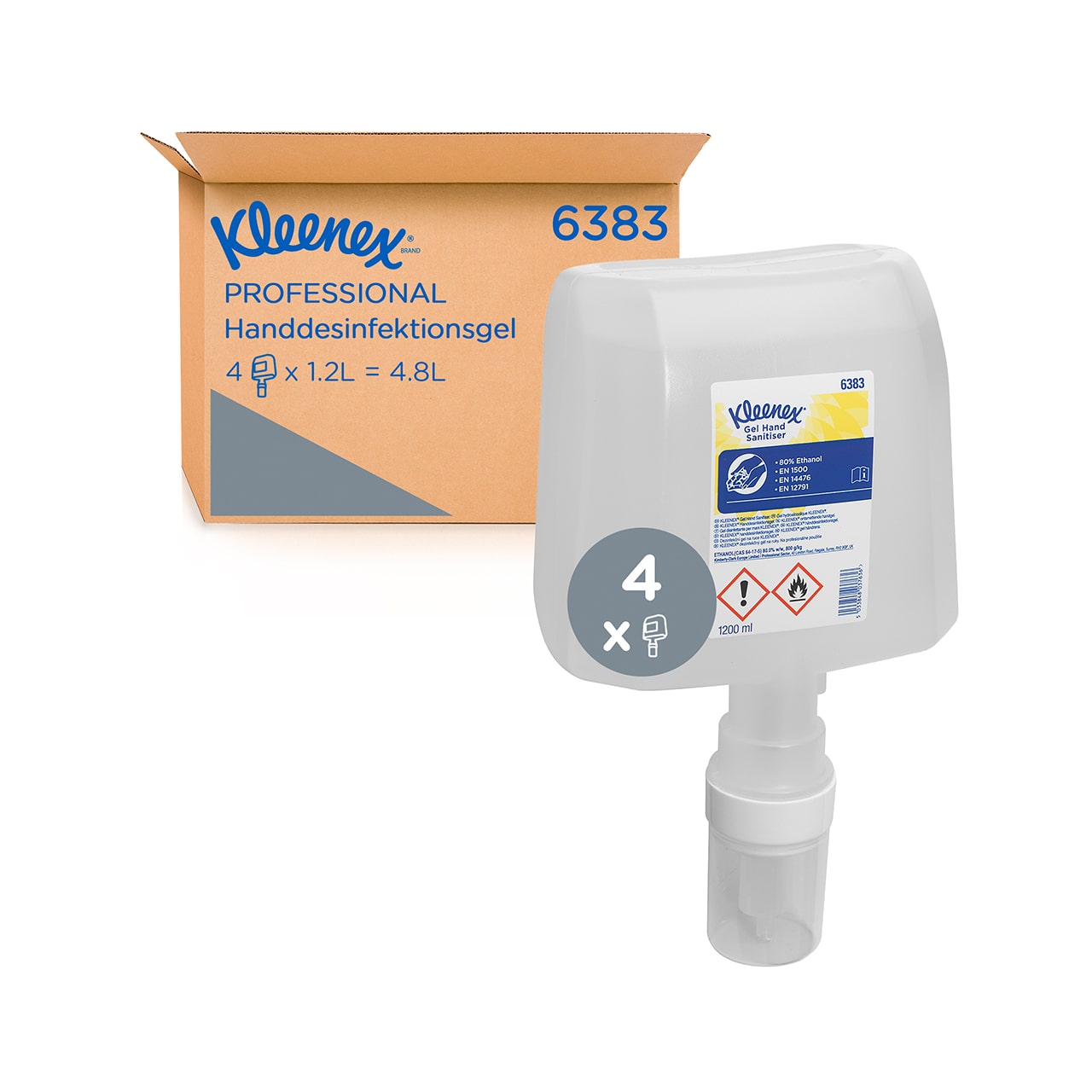 Kleenex® Extra Gel Händedesinfizieren