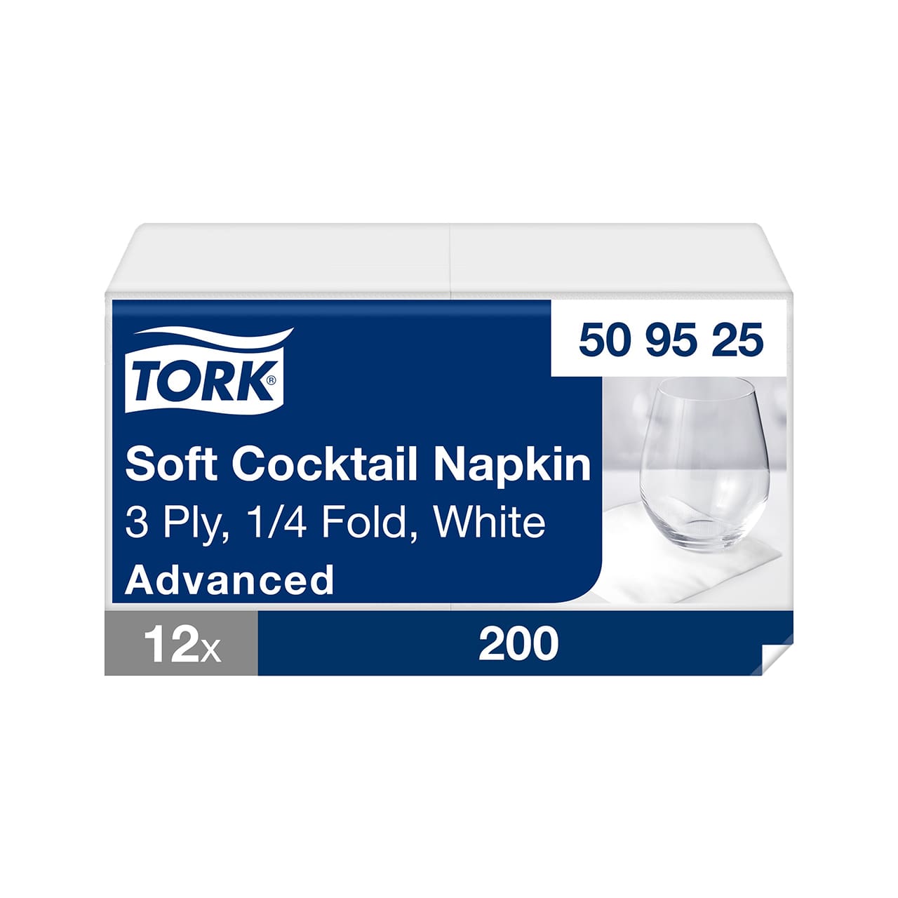 Tork Soft Cocktailservietten Weiß Tork Soft Cocktailservietten Weiß
