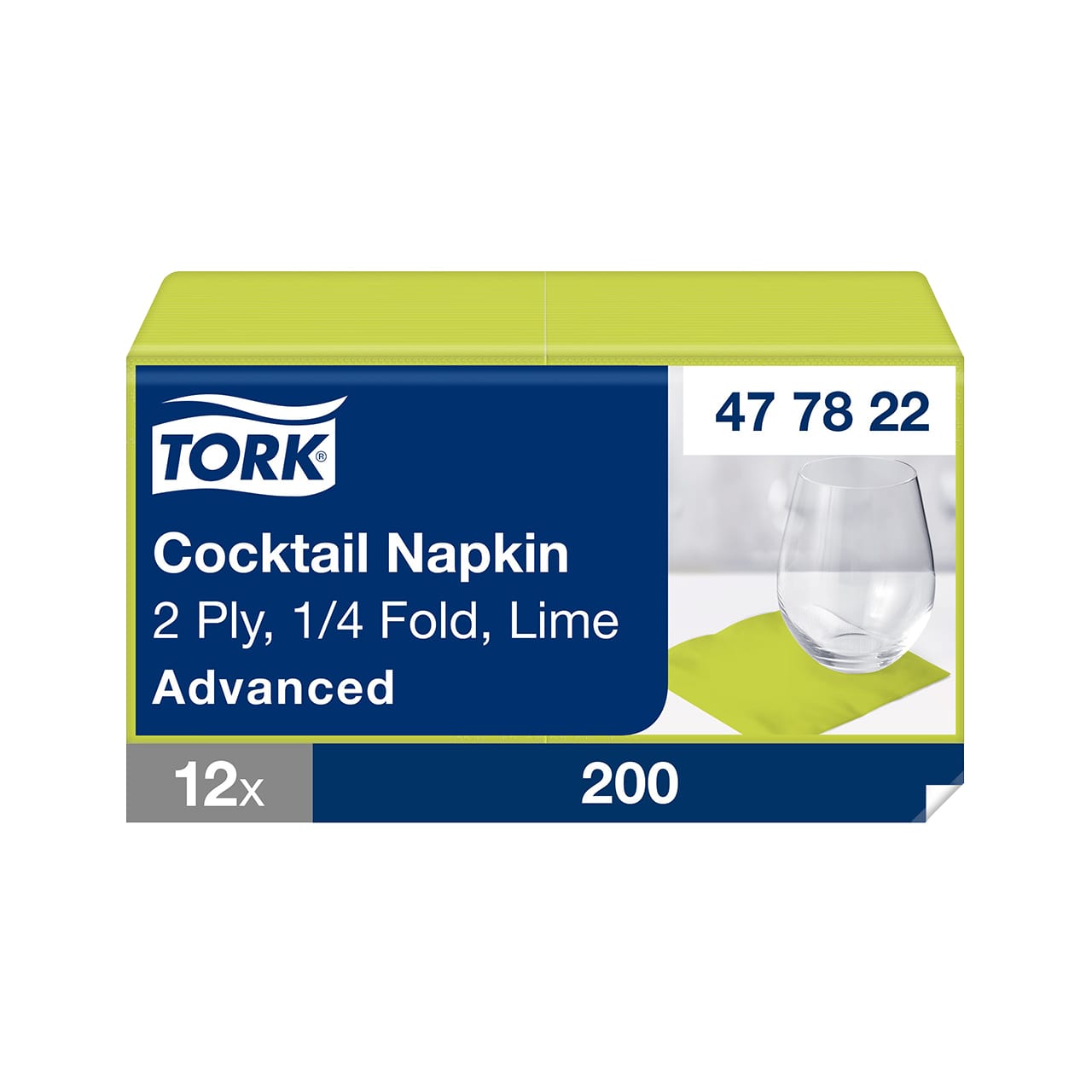 Tork Cocktailservietten Limone  Tork Cocktailservietten Limone